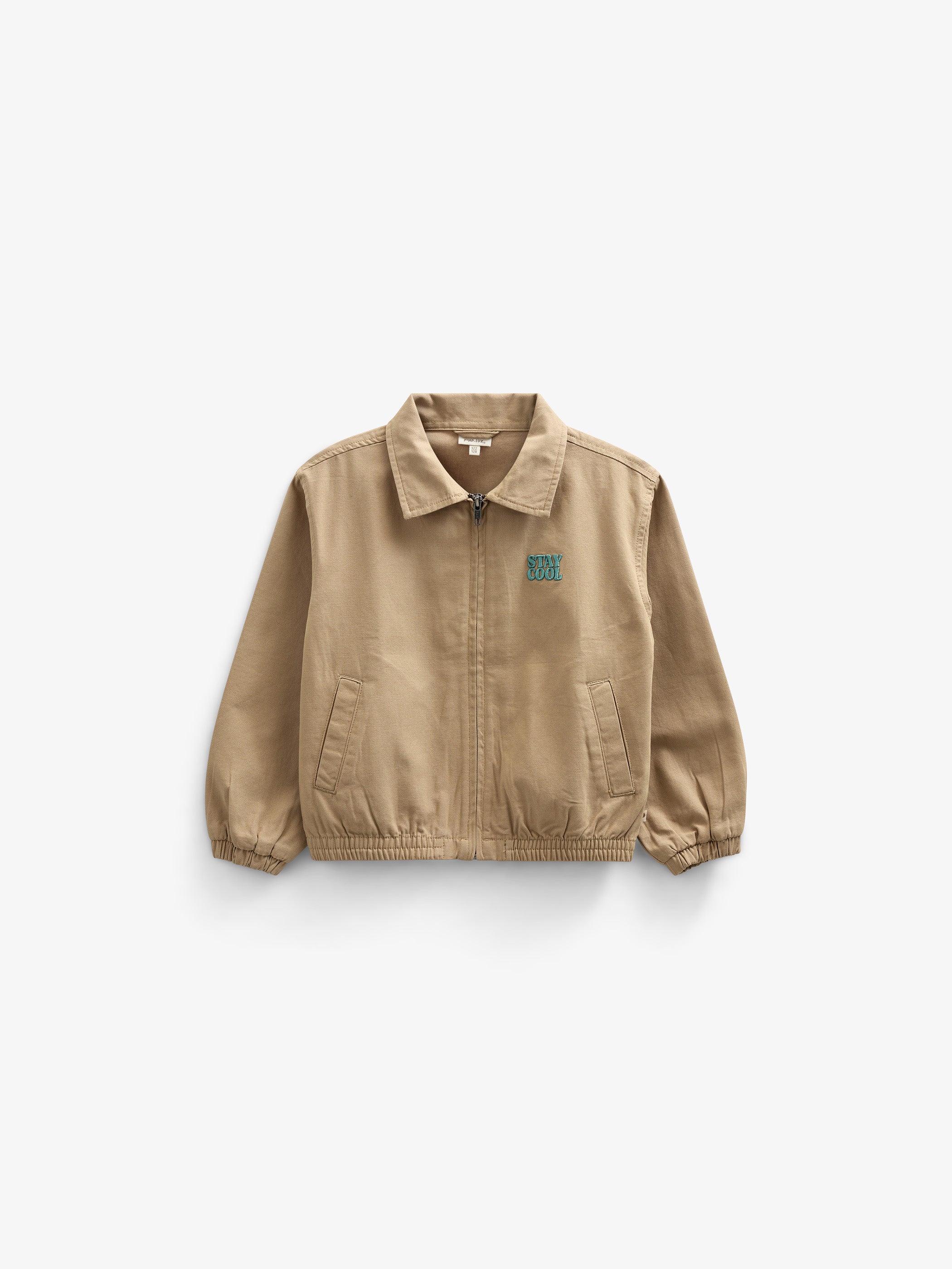 Canvas Bomber Jacket - Kids - Khaki | 101136 Isack