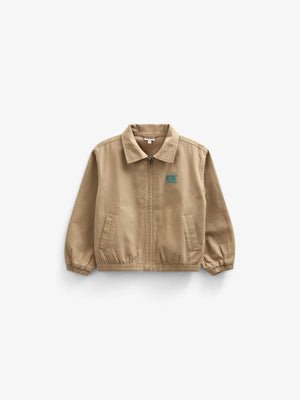 Canvas Bomber Jacket - Tween - Khaki | 101137 Isack