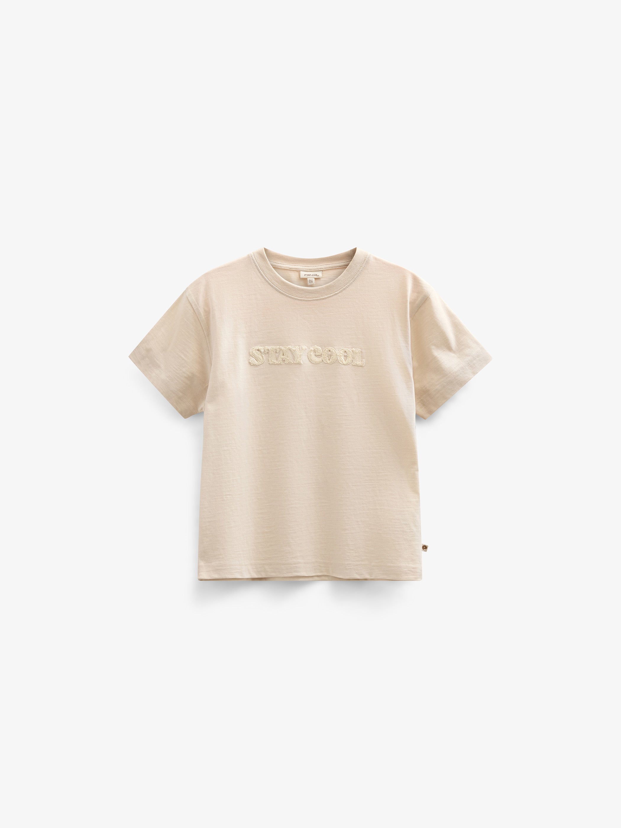 Slub jersey Embroidery T-shirt - Tween - Off White | 101160 Villum