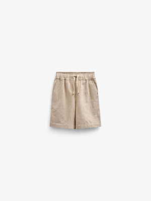 Textured Woven Cotton Shorts - Tween - Sand | 101198 Walter