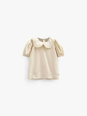 Jersey Blouse with Collar - Tween - OffWhite | 101278 Nini