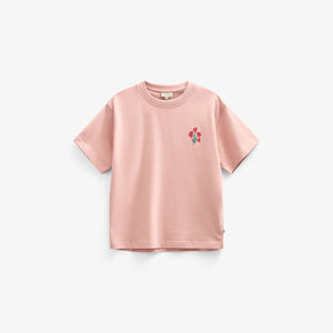 Flower Marked T-shirt - Kids - Powder Rose | 101292 Elsa