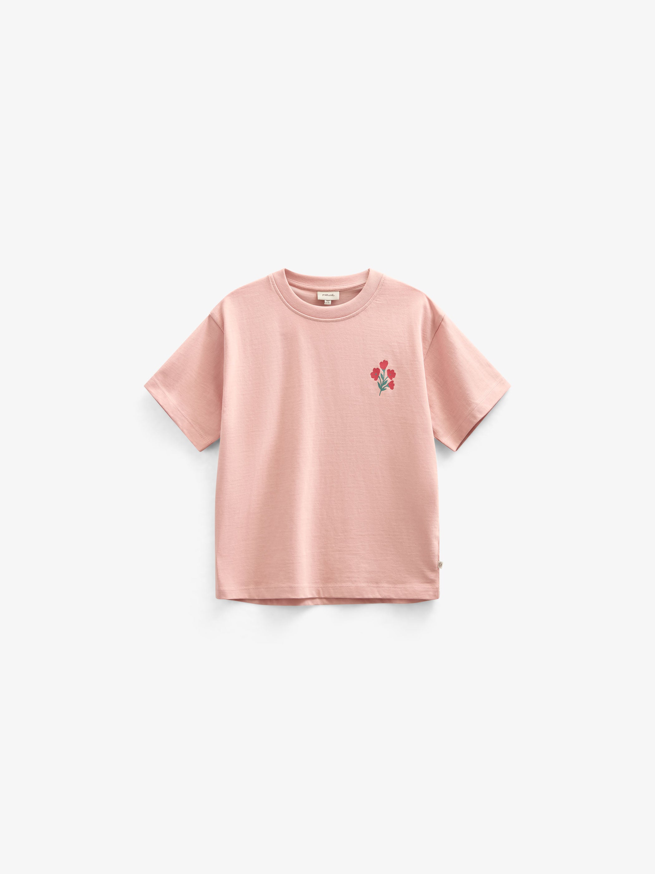 Flower Marked T-shirt - Tween - Powder Rose | 101293 Elsa