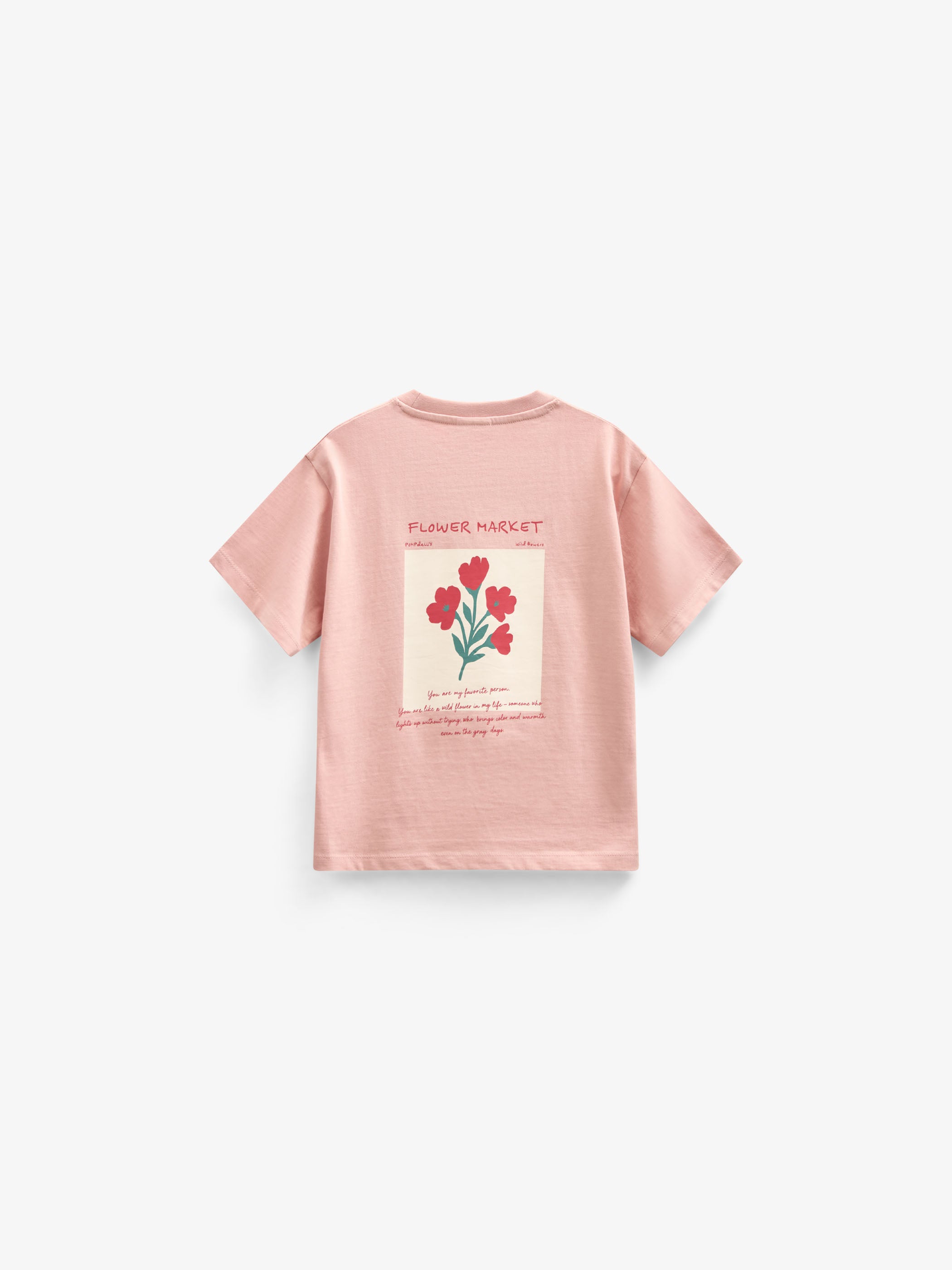 Flower Marked T-shirt - Tween - Powder Rose | 101293 Elsa