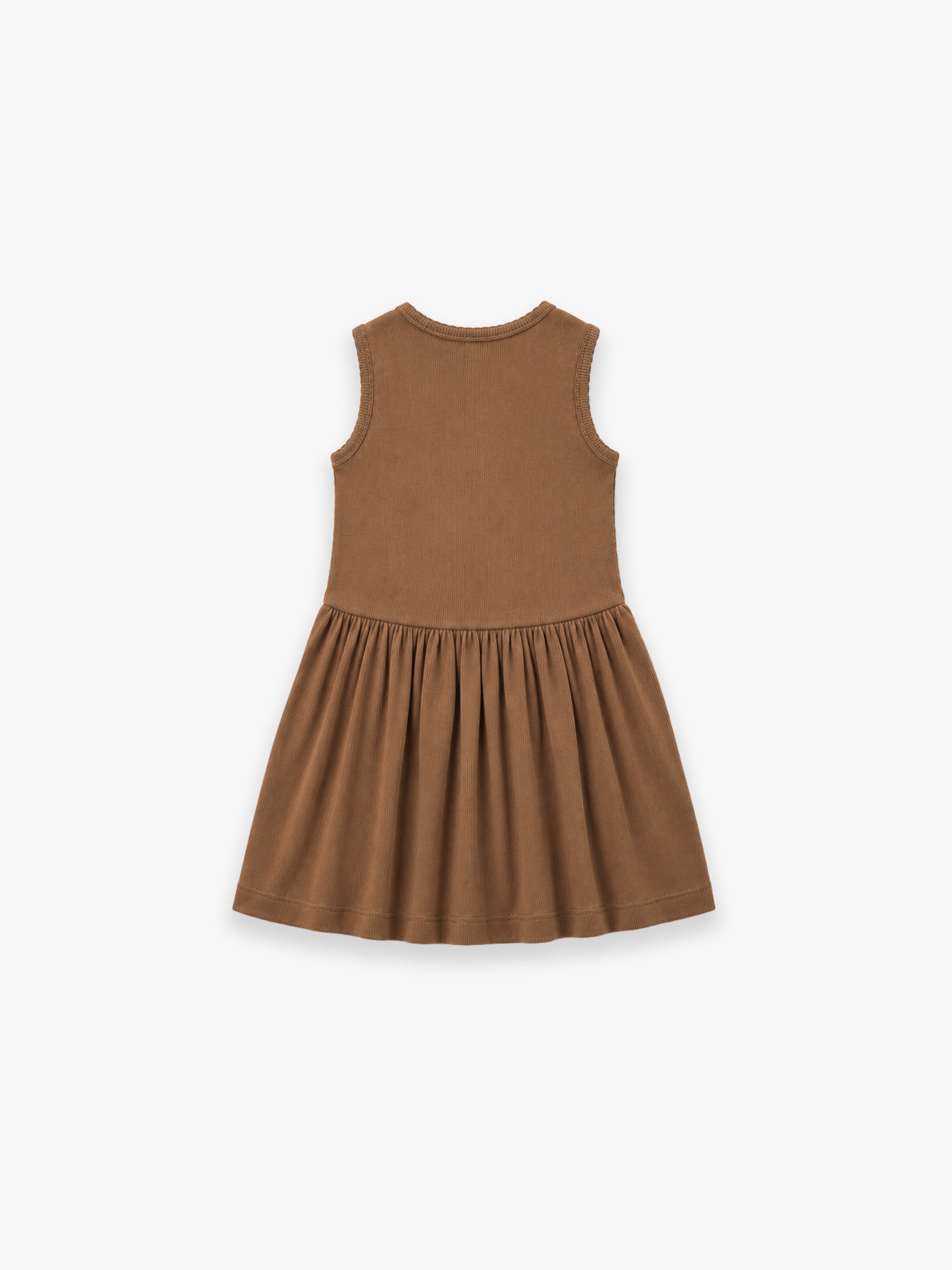 Modal Rib Sleeveless Dress - Kids - Coconut | 101297 Lottie
