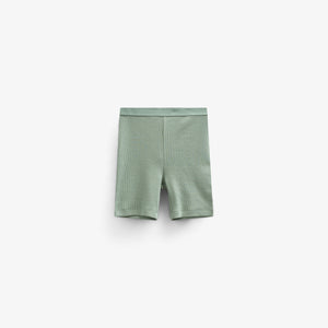 Modal Rib Short Tights - Kids - Dusty Green | 101318 Lottie