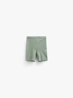 Modal Rib Short Tights - Tween - Dusty Green | 101319 Lottie