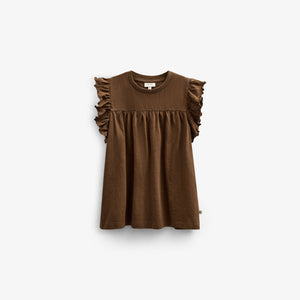 Jersey Blouse - Tween - Dark Brown | 101333 Lucia