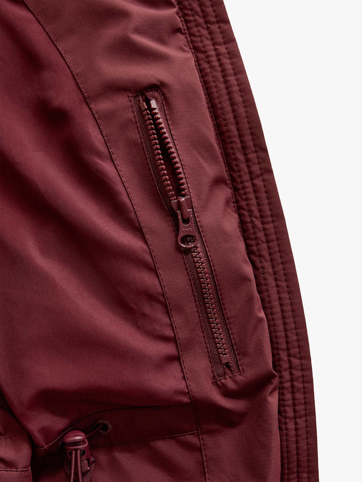 Winter Puffer Jacket with Drawstring - Tween - Bordeaux | 101416 Elenor