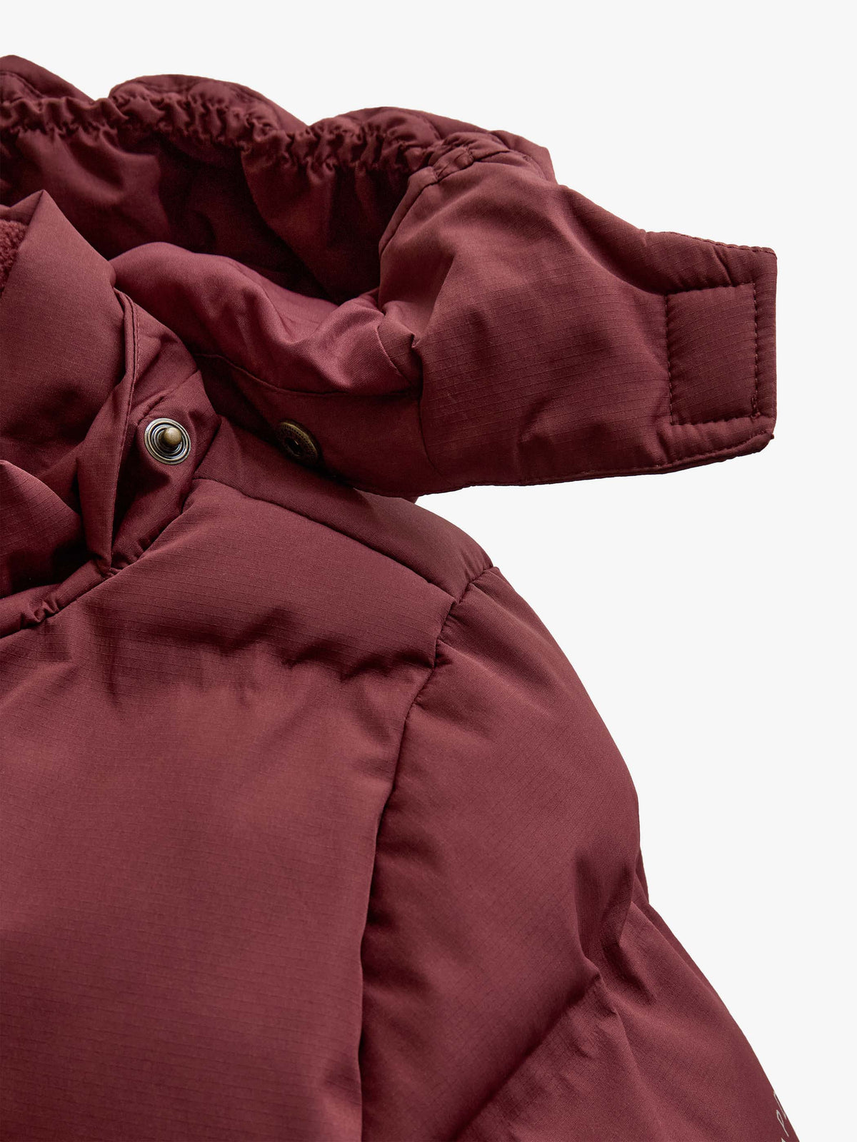 Winter Puffer Jacket with Drawstring - Tween - Bordeaux | 101416 Elenor