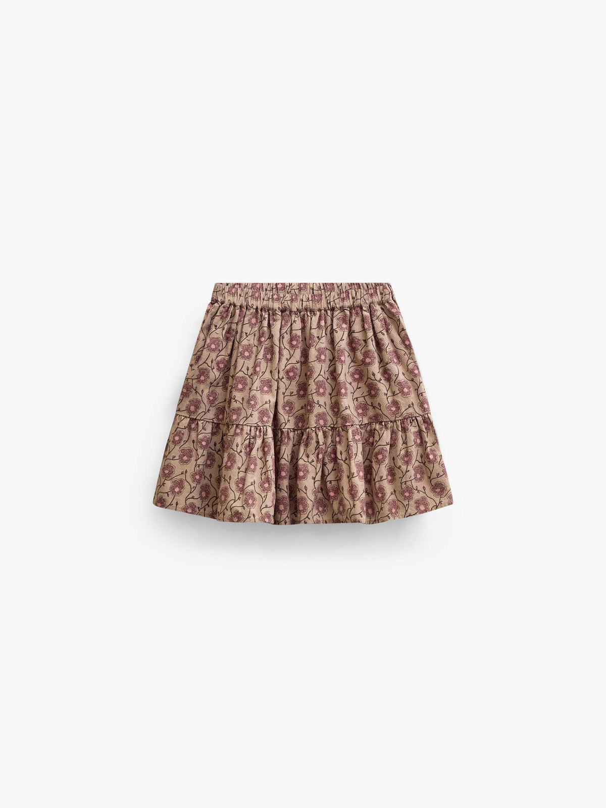 Floral Cotton Skirt - Tween - Rose/Bordeaux | 101430 Nova