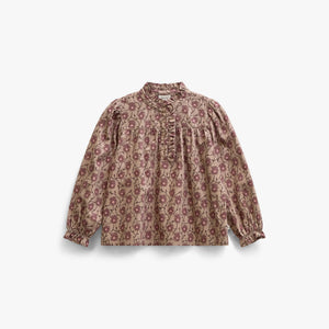 Floral Cotton Blouse - Tween - Rose/Bordeaux | 101434 Nova