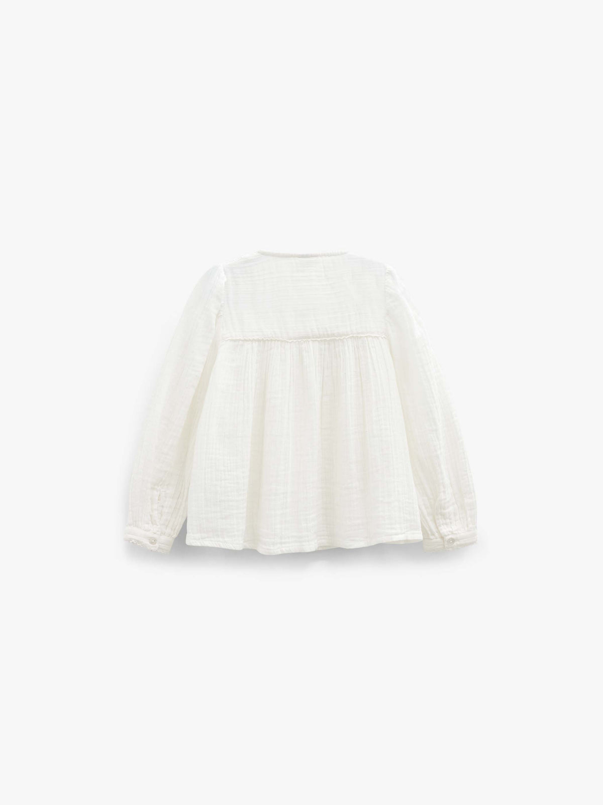 Double Gauze Cotton Blouse - Tween - Offwhite | 101462 Celina