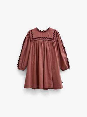 Ric Rac Corduroy Dress - Kids - Dusty Rose | 101475 Sille