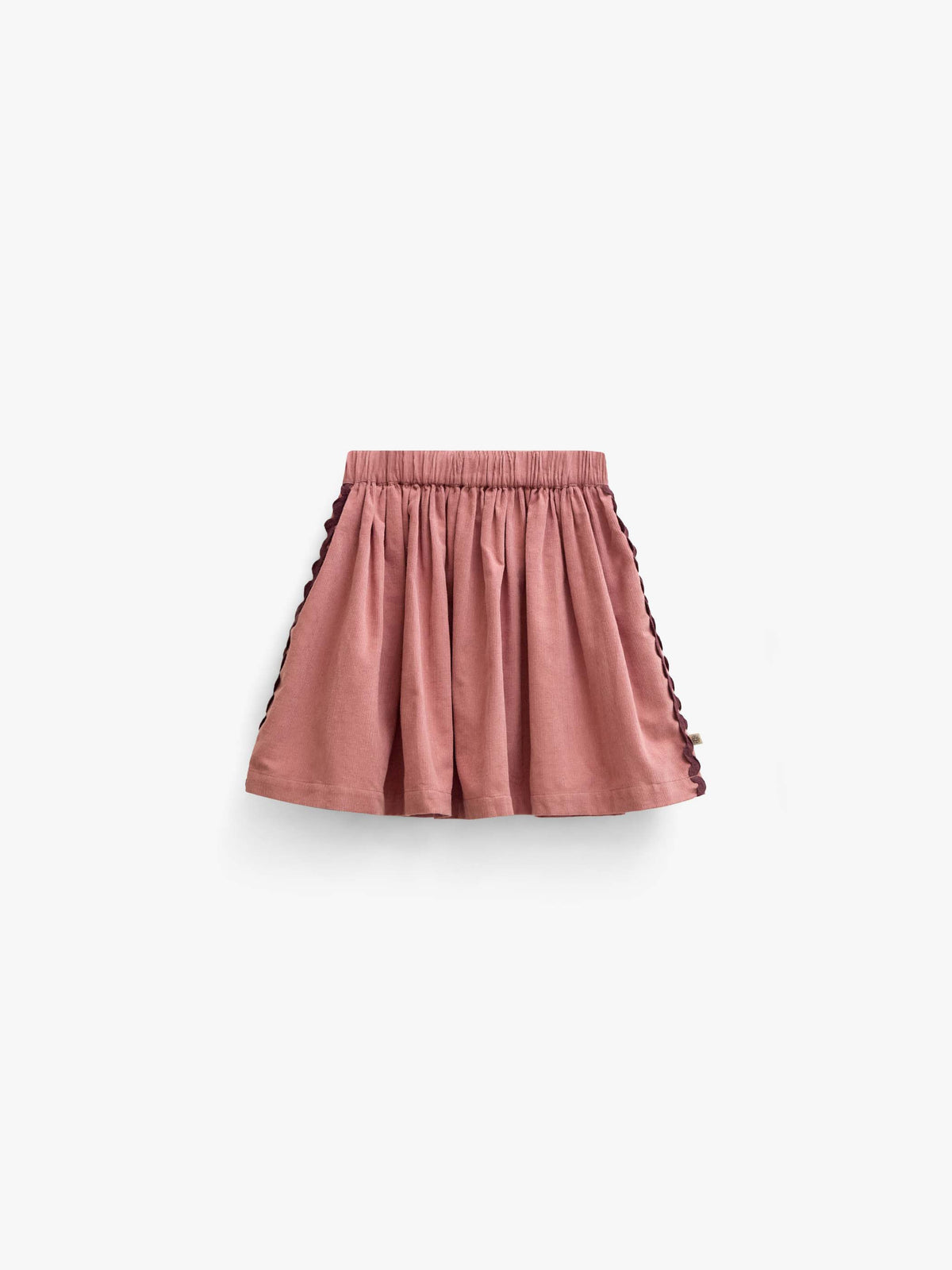 Ric Rac Corduroy Skirt - Kids - Dusty Rose | 101479 Sille
