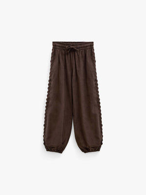 Ric Rac Corduroy Trousers - Tween - Dark Brown | 101482 Sille