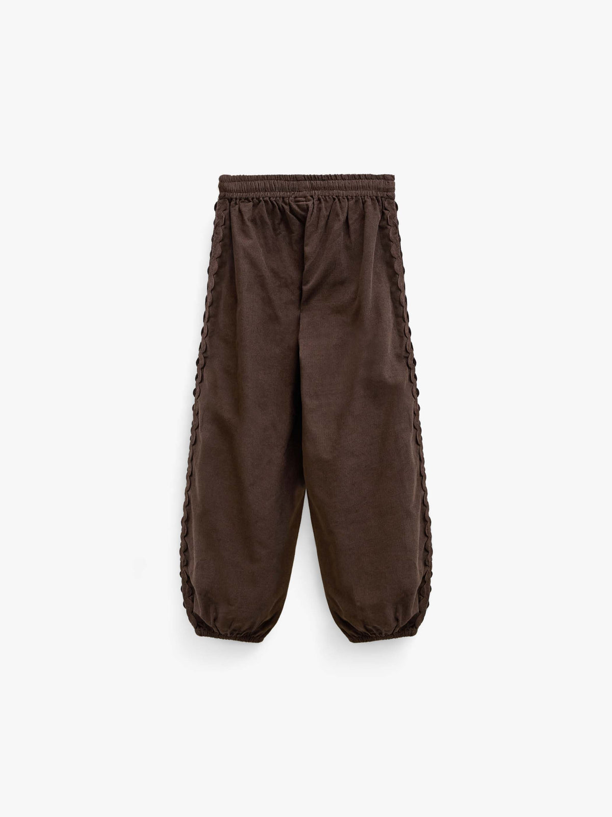 Ric Rac Corduroy Trousers - Kids - Dark Brown | 101481 Sille