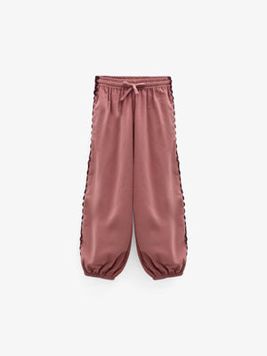 Ric Rac Corduroy Trousers - Tween - Dusty Rose | 101484 Sille