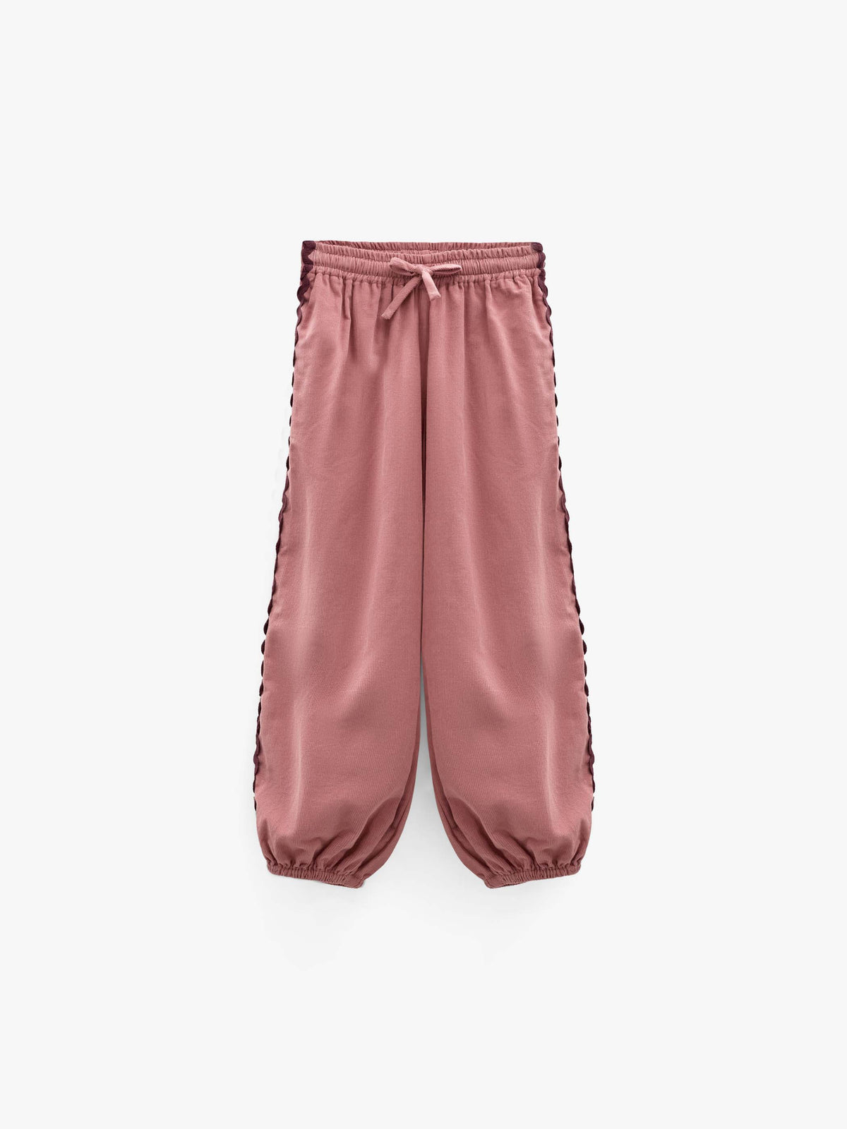 Ric Rac Corduroy Trousers - Kids - Dusty Rose | 101483 Sille