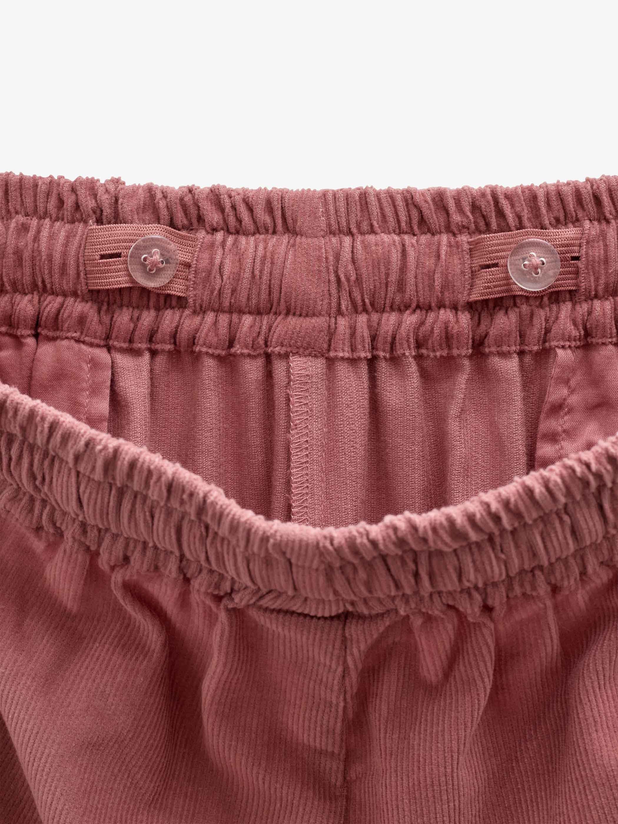 Ric Rac Corduroy Trousers - Kids - Dusty Rose | 101483 Sille