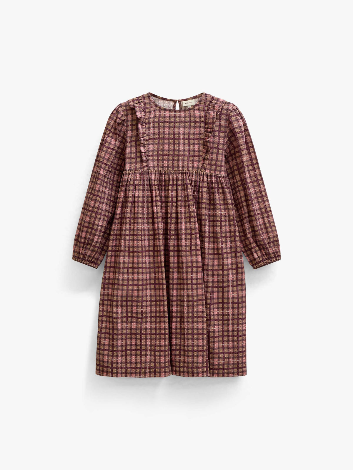 Checked Cotton Dress - Tween - Rose | 101486 Penny