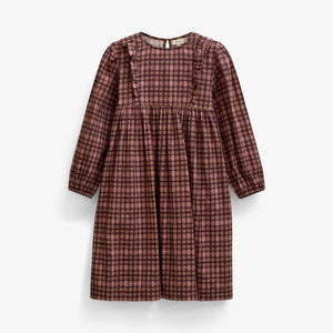 Checked Cotton Dress - Tween - Rose | 101486 Penny