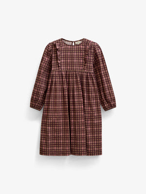 Checked Cotton Dress - Tween - Rose | 101486 Penny