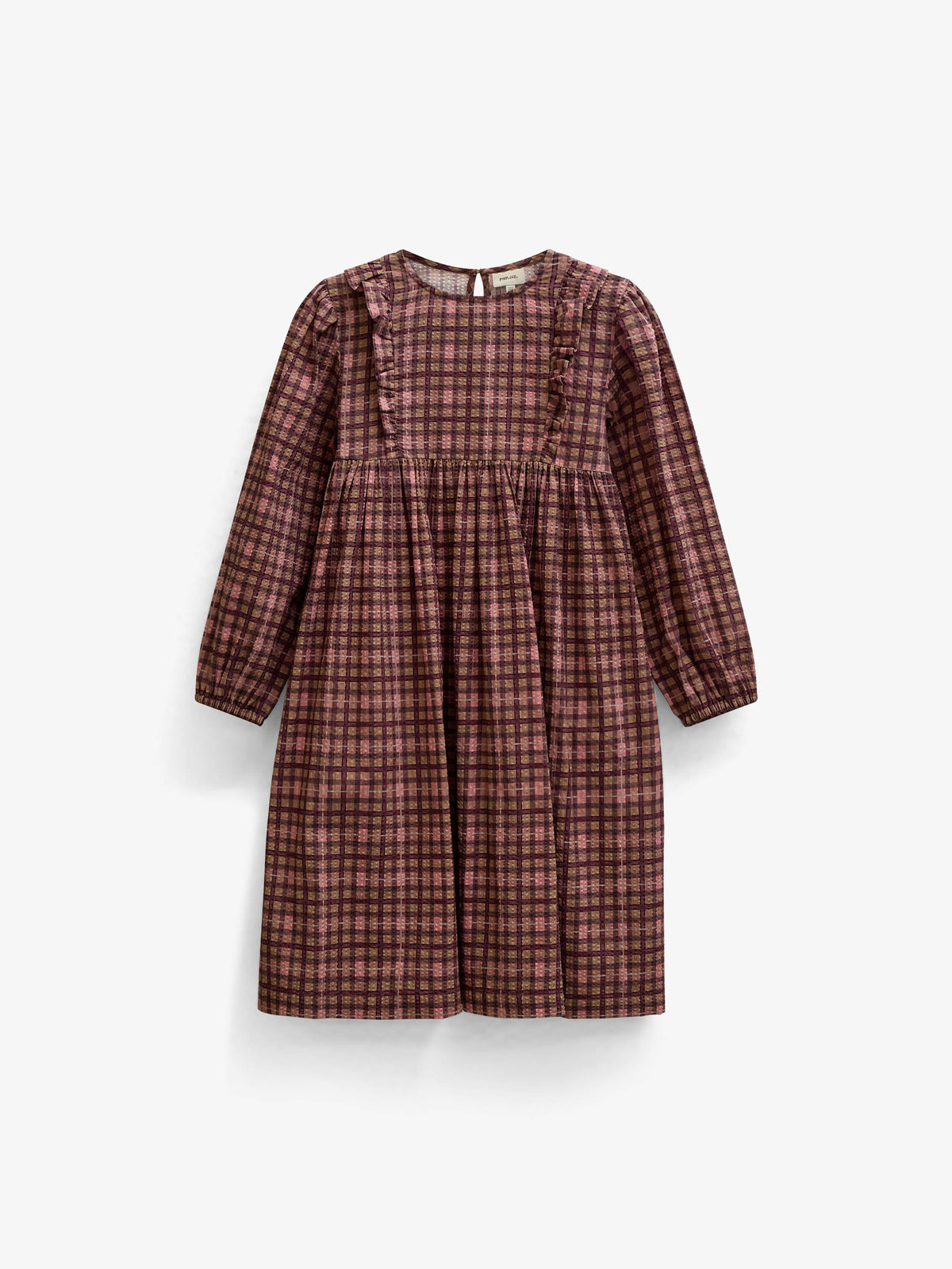 Checked Cotton Dress - Tween - Rose | 101486 Penny
