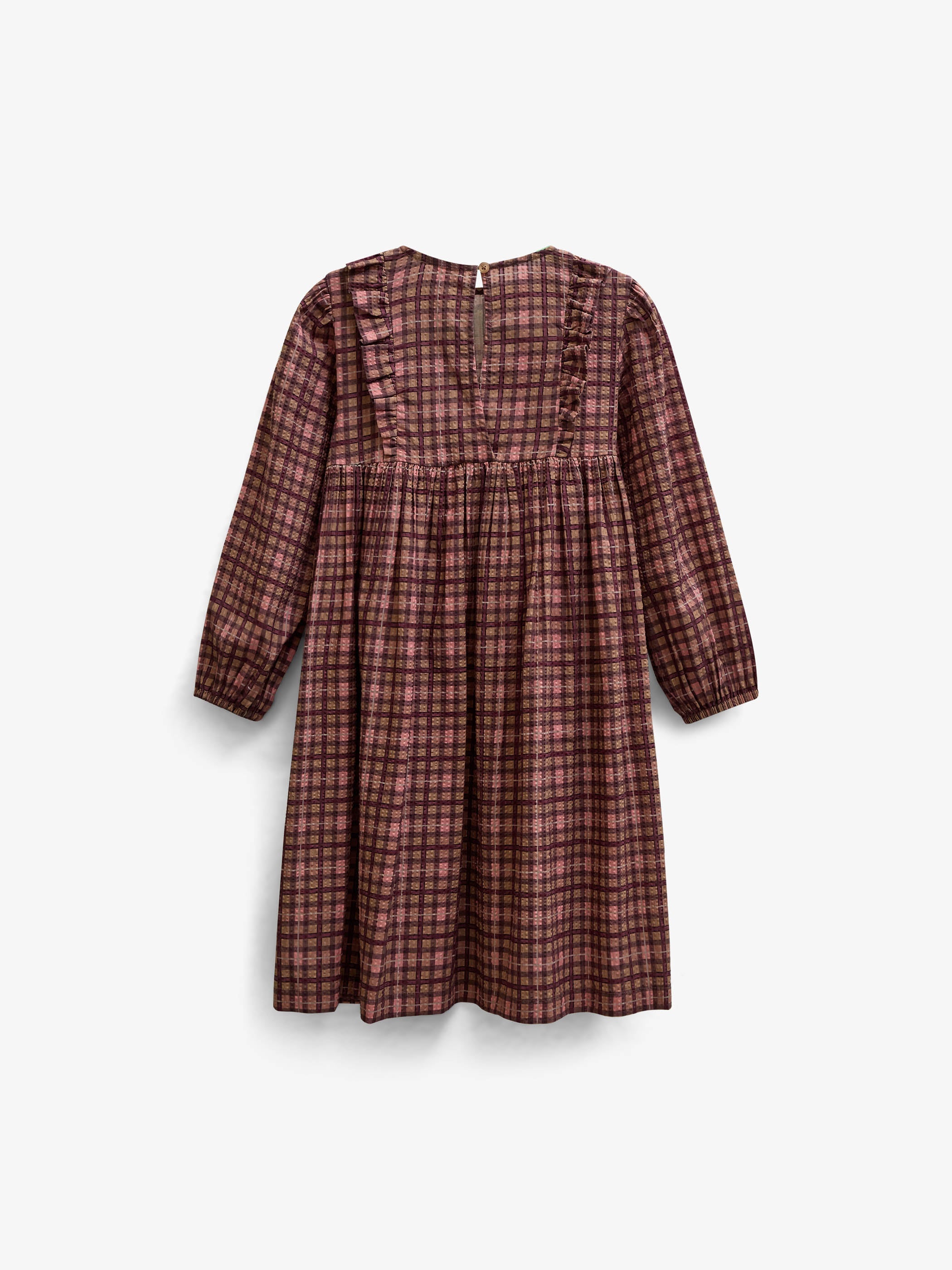 Checked Cotton Dress - Tween - Rose | 101486 Penny