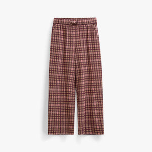 Checked Cotton Trousers - Tween - Rose | 101490 Penny