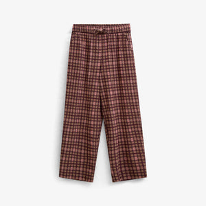 Checked Cotton Trousers - Tween - Rose | 101490 Penny
