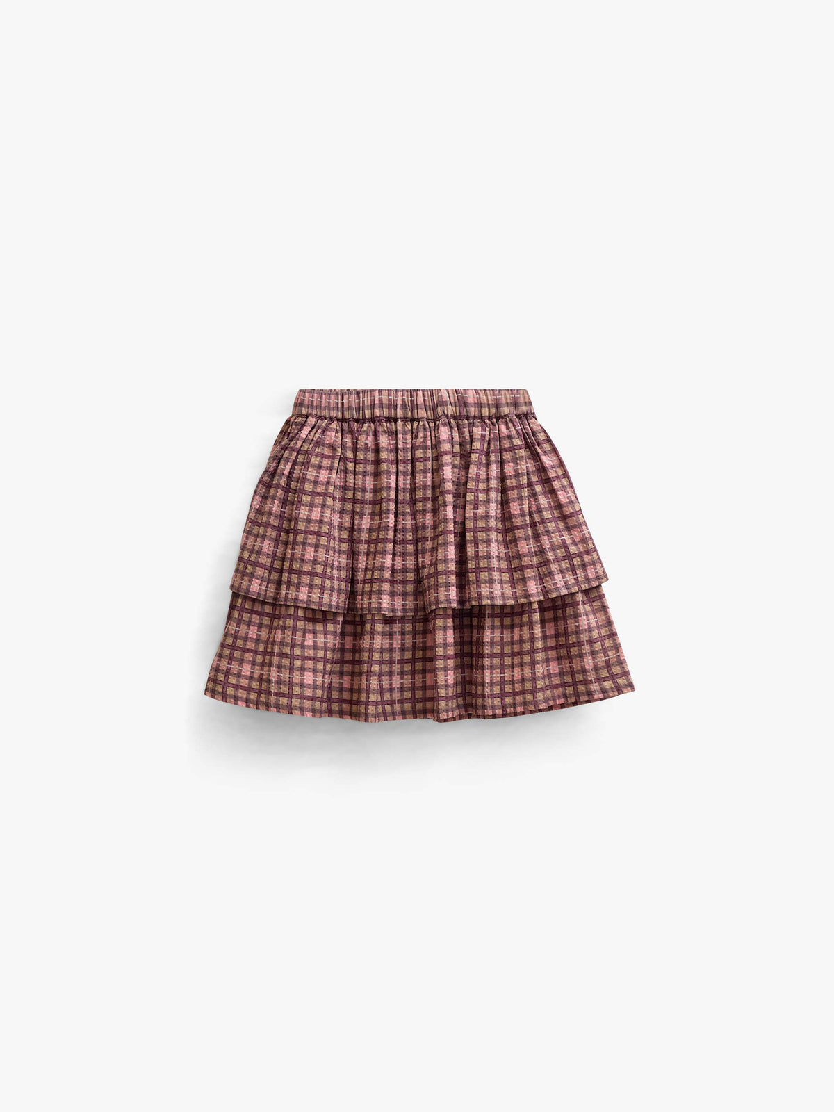 Checked Cotton Skirt - Tween - Rose | 101498 Penny