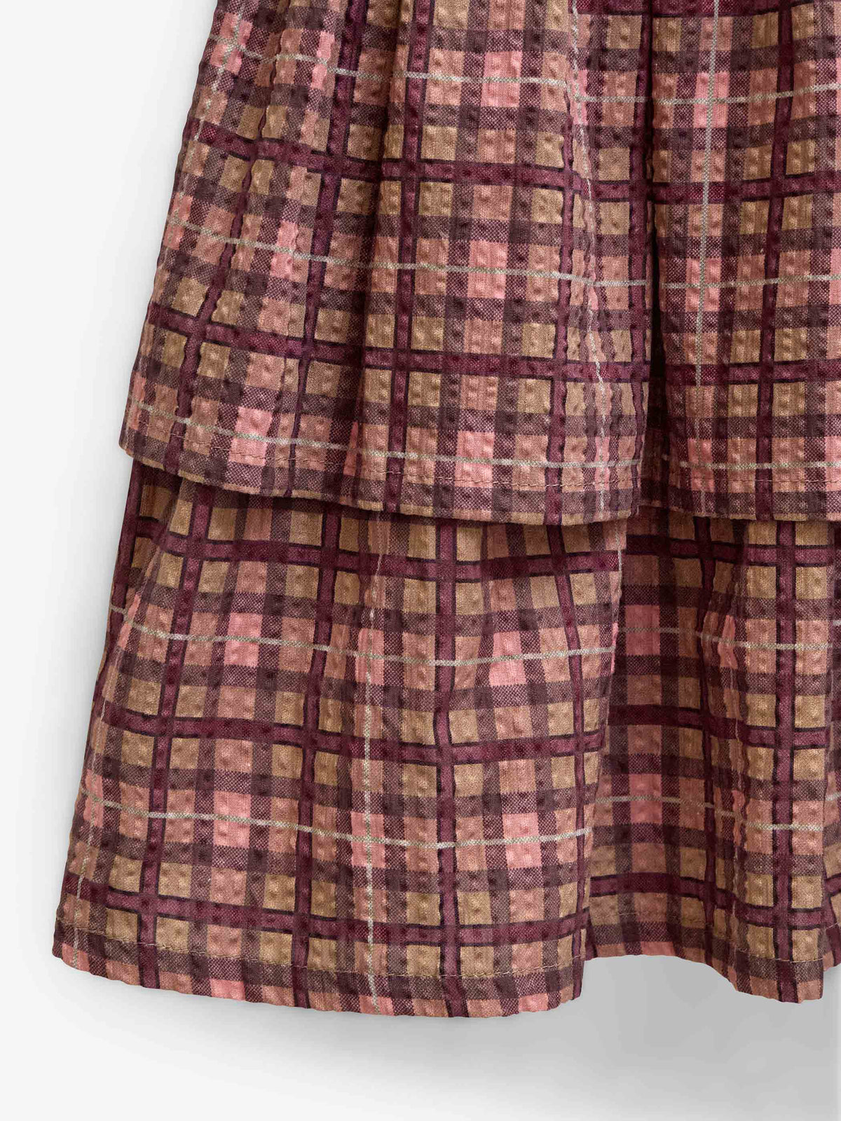 Checked Cotton Skirt - Tween - Rose | 101498 Penny