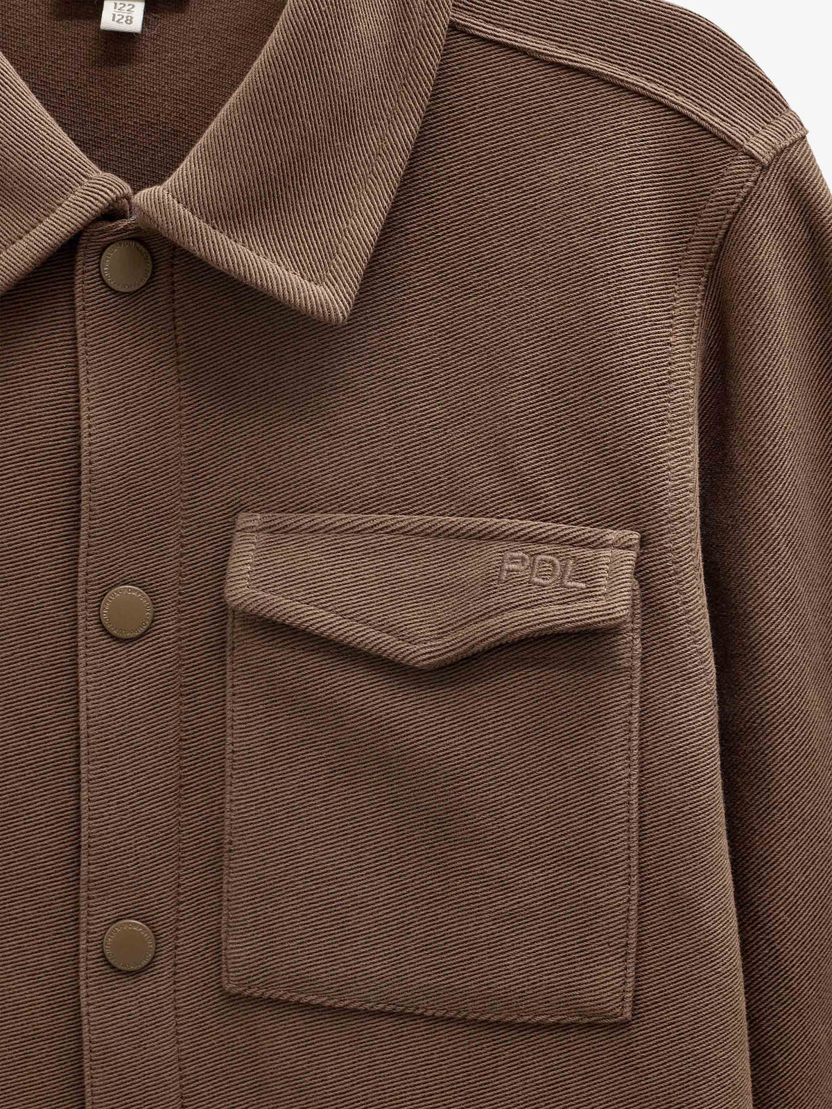 Textured Sweat Overshirt - Tween - Brown | 101502 Wilder
