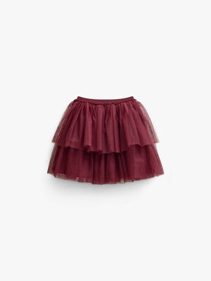 Tulle Skirt - Tween - Bordeaux | 101504 Bianca