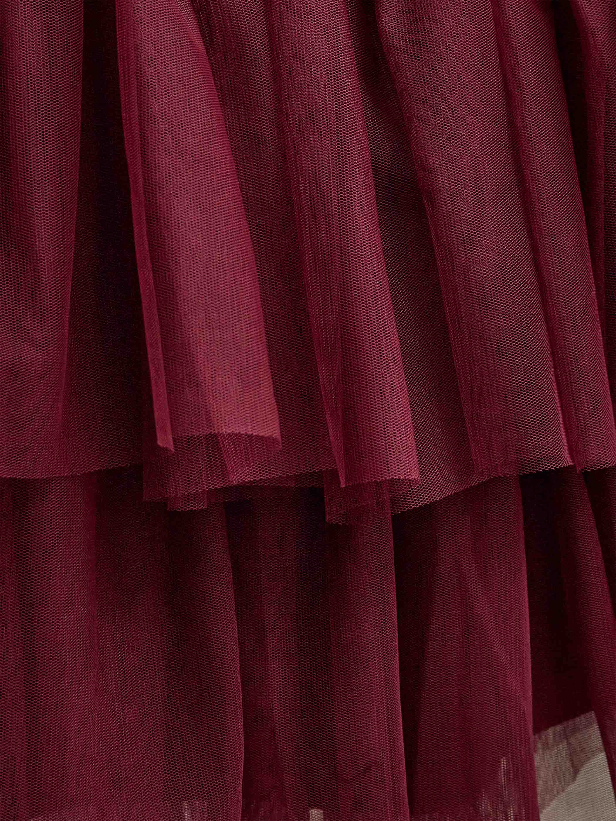Tulle Skirt - Tween - Bordeaux | 101504 Bianca