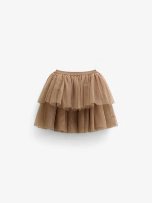 Tulle Skirt - Kids - Light Brown | 101505 Bianca