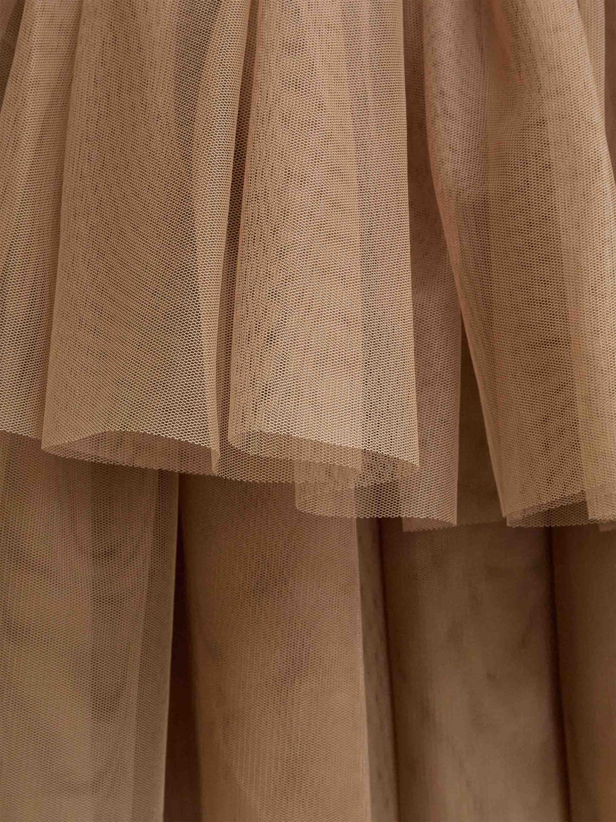 Tulle Skirt - Kids - Light Brown | 101505 Bianca