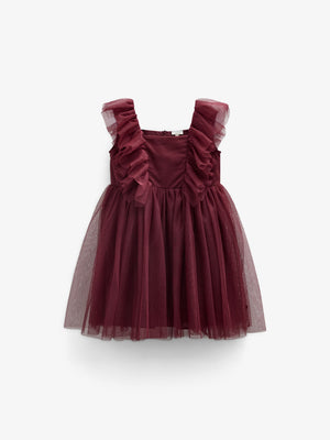 Tulle Dress - Tween - Bordeaux | 101508 Bianca