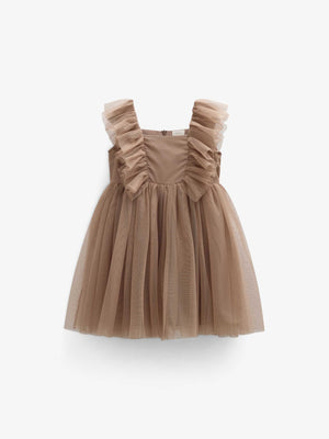 Tulle Dress - Tween - Light Brown | 101510 Bianca