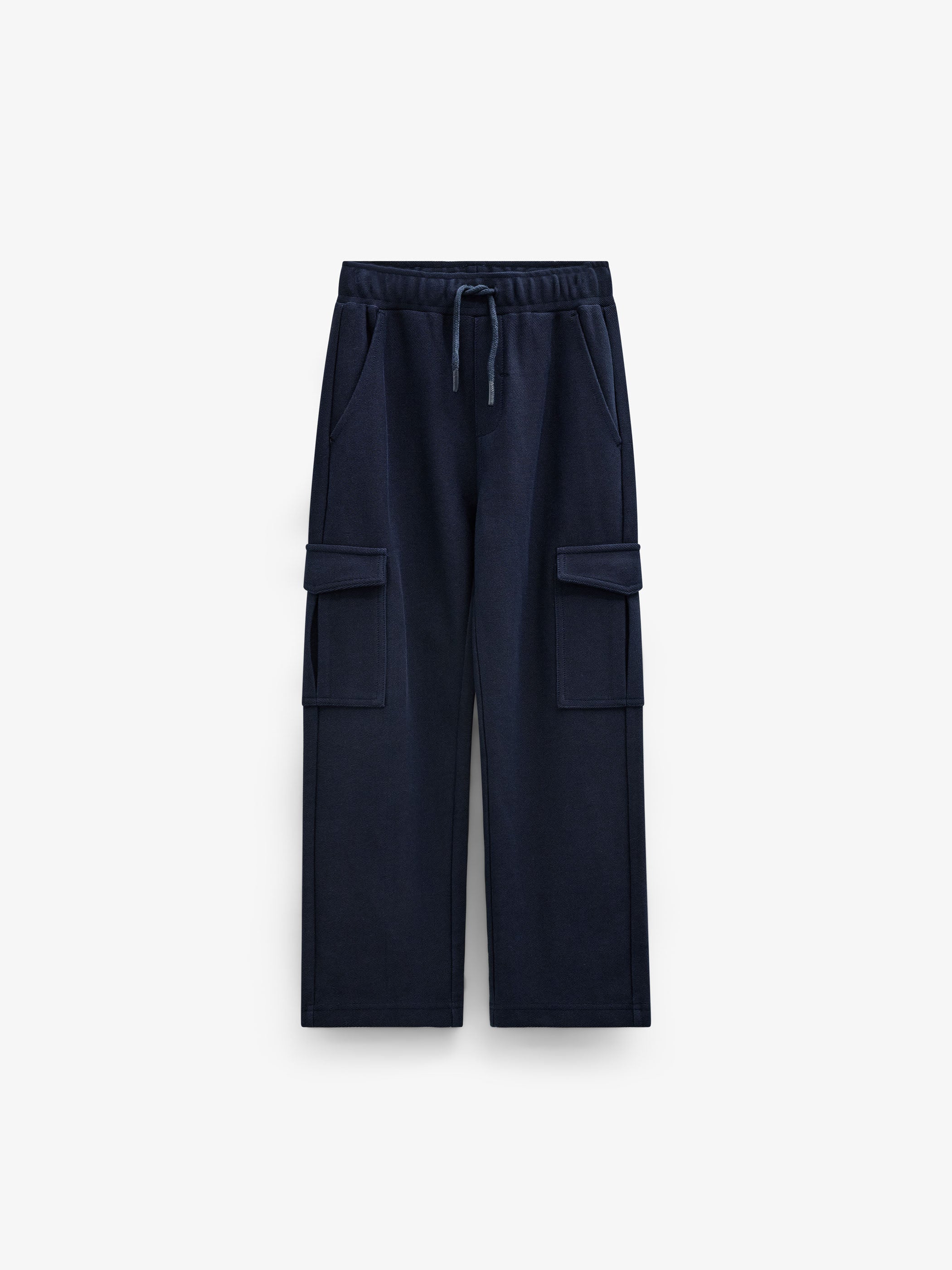 Textured Sweat Cargo Joggers - Tween - Navy | 101511 Wilder