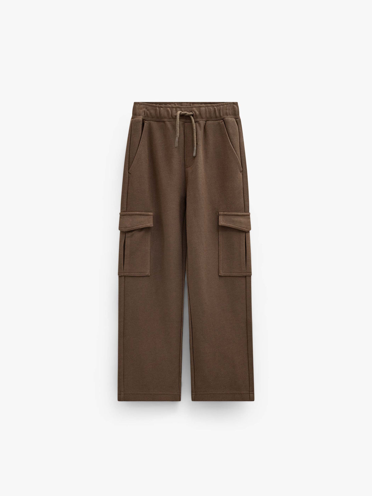 Textured Sweat Cargo Joggers - Tween - Brown | 101512 Wilder