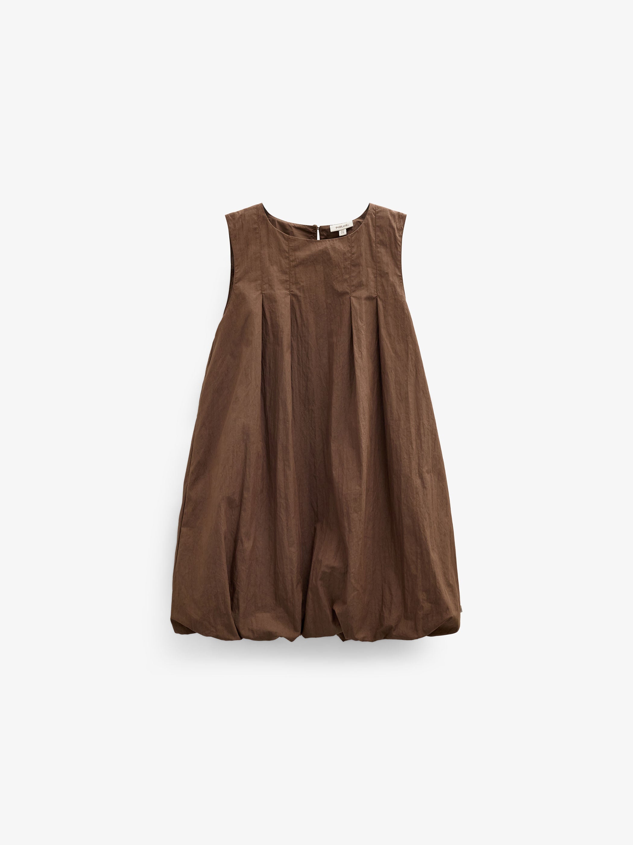 Bubble Hem Dress - Kids - Brown | 101513 Celeste