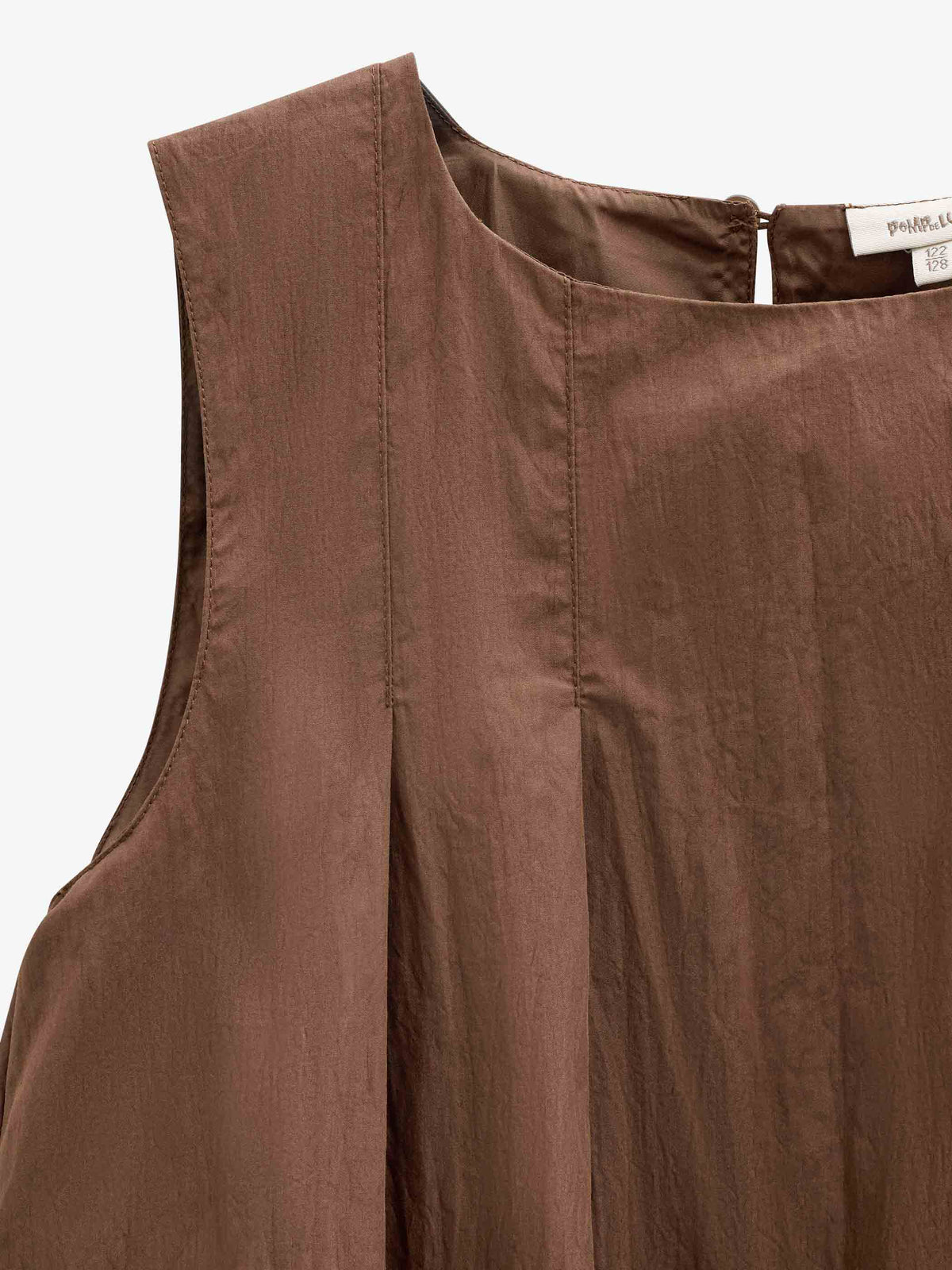 Bubble Hem Dress - Tween - Brown | 101514 Celeste