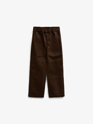 Canvas Patch Pocket Trousers - Tween - Dark Brown | 101532 Greyson