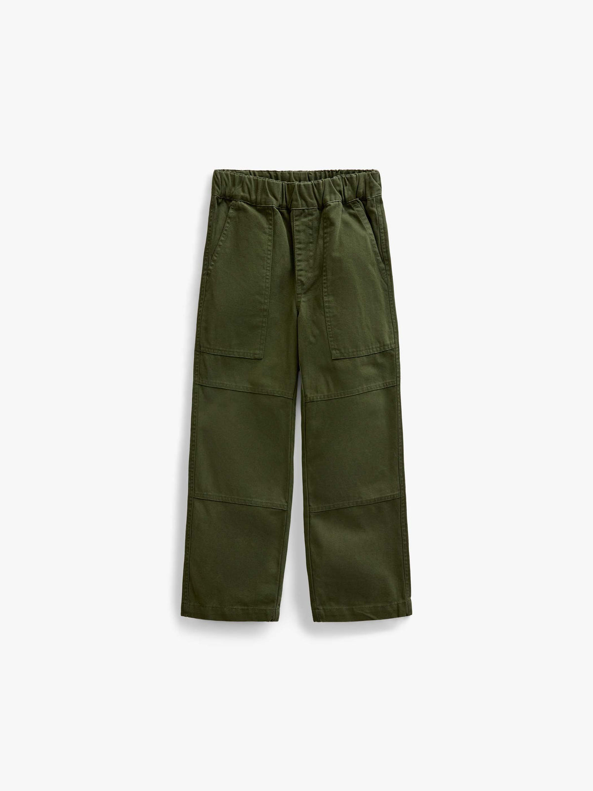 Canvas Patch Pocket Trousers - Kids - Moss Green | 101535 Greyson