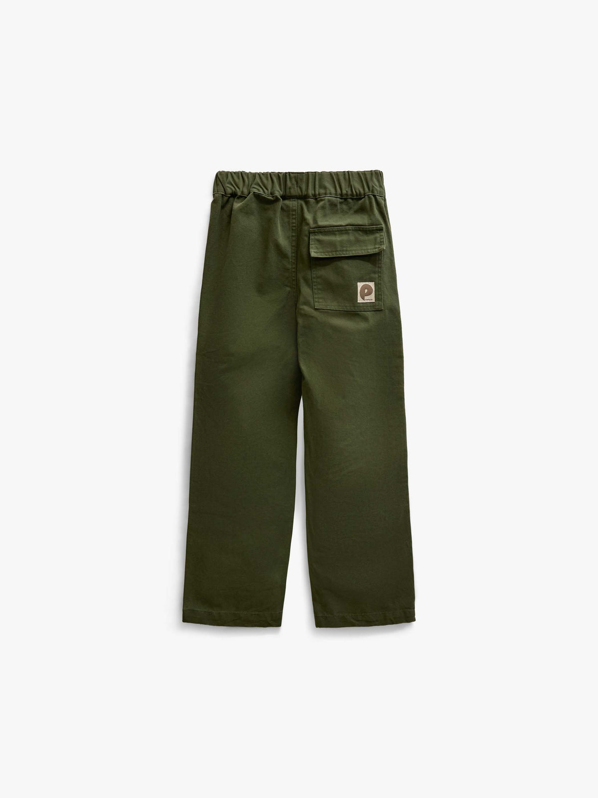 Canvas Patch Pocket Trousers - Kids - Moss Green | 101535 Greyson