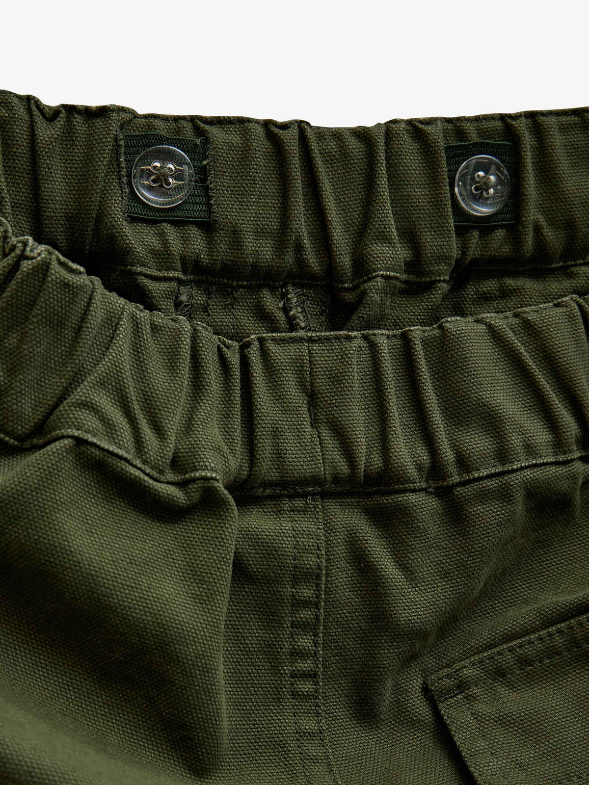 Canvas Patch Pocket Trousers - Tween - Moss Green | 101536 Greyson