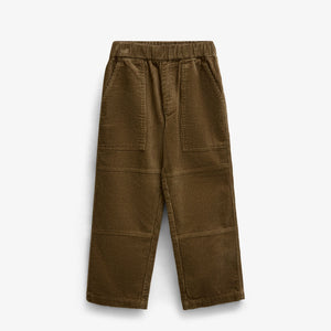Corduroy Patch Pocket Trousers - Kids - Khaki | 101537 Reed