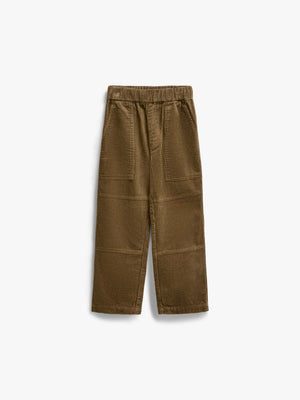 Corduroy Patch Pocket Trousers - Tween - Khaki | 101538 Reed